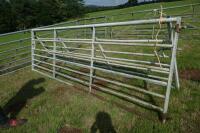 2 X 12' GALVANISED FIELD GATES - 13