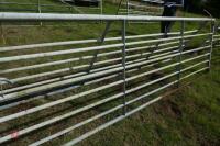 2 X 12' GALVANISED FIELD GATES - 14