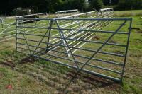 2 X 12' GALVANISED FIELD GATES - 2