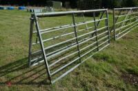 2 X 12' GALVANISED FIELD GATES - 3