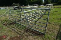 2 X 12' GALVANISED FIELD GATES - 4