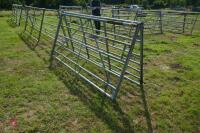 2 X 12' GALVANISED FIELD GATES - 6