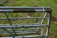 2 X 12' GALVANISED FIELD GATES - 9