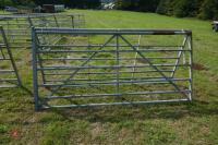 2 X 12' GALVANISED FIELD GATES - 10