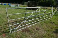 11' GALVANISED FIELD GATE - 2