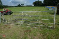 11' GALVANISED FIELD GATE - 3