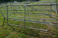 2 X 8' GALVANISED FIELD GATES