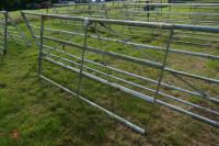 2 X 8' GALVANISED FIELD GATES - 5