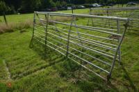 7'4 GALVANISED CATTLE BARRIER - 5