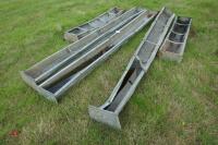 3 X 9' FEED TROUGHS - 4