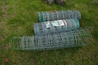 3 ROLLS OF STOCK NETTING - 3