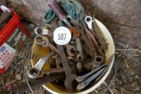 BUCKET OF HAND TOOLS - 2