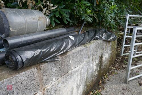 PART ROLL OF SILAGE SHEET