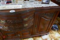 6' ORNATE SIDEBOARD - 5