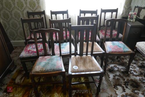 10 X MIXED DINING CHAIRS