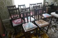 10 X MIXED DINING CHAIRS - 2