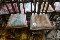 10 X MIXED DINING CHAIRS - 3