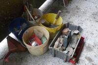 5 ASSORTED BUCKETS OF TOOLS AND FIXINGS - 3