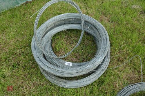 6 ROLLS OF STEEL WIRE