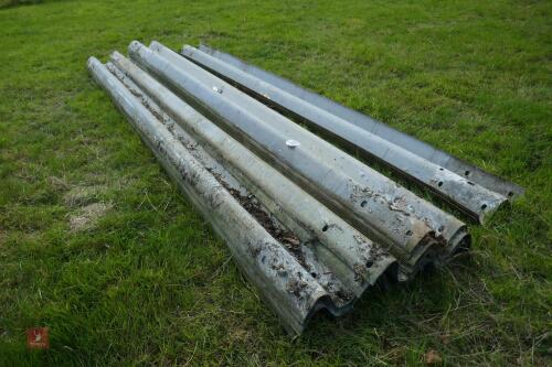 21 X 11'6 MOTORWAY CRASH BARRIERS