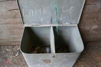 GALVANISED FEED BIN - 6