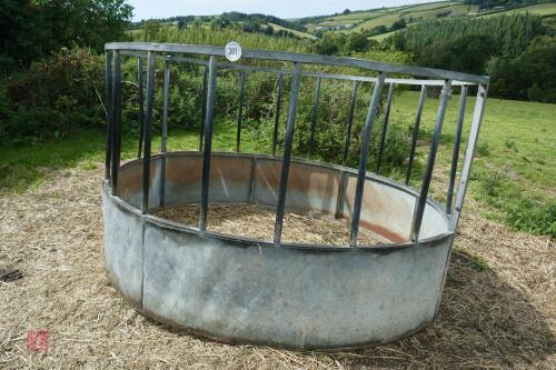 GALVANISED CATTLE RING FEEDER