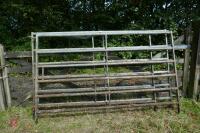 4 GALVANISED CATTLE HURDLES