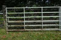 2 10' IAE GALVANISED CATTLE HURDLES