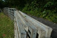 5 GALVANISED CATTLE HURDLES - 3