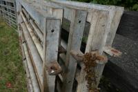 5 GALVANISED CATTLE HURDLES - 5