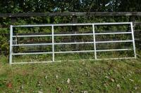 12' GALVANISED YARD GATE - 4