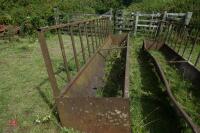 2 X 15' CATTLE FEED BARRIER TROUGHS - 4