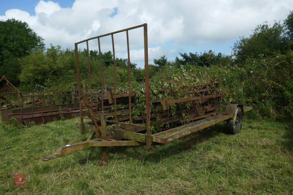 16' X 7'6 SINGLE AXLE FLATBED TRAILER