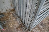 15 GALVANISED SHEEP HURDLES - 4