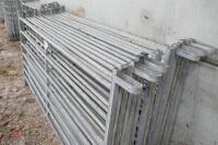 15 GALVANISED SHEEP HURDLES - 6