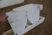 2 - 3'10" WYDALE PLASTIC FEEDERS - 5