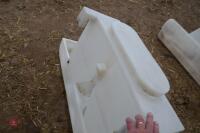 2 - 3'10" WYDALE PLASTIC FEEDERS - 4