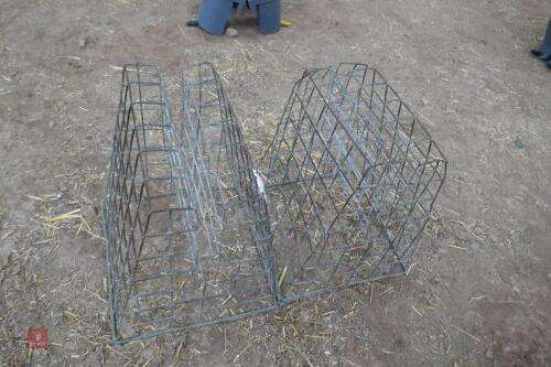 2 HOOK OVER HAY FEEDERS