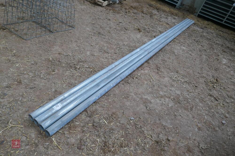 4 LENGTHS OF 16'6" LONG AUGER PIPES