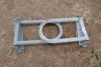 PAIR OF GALV NON RETURN COW GATES - 2