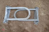 PAIR OF GALV NON RETURN COW GATES - 2