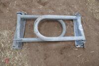 PAIR OF GALV NON RETURN COW GATES - 3