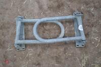 PAIR OF GALV NON RETURN COW GATES