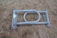 PAIR OF GALV NON RETURN COW GATES - 2