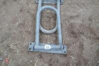 PAIR OF GALV NON RETURN COW GATES - 3