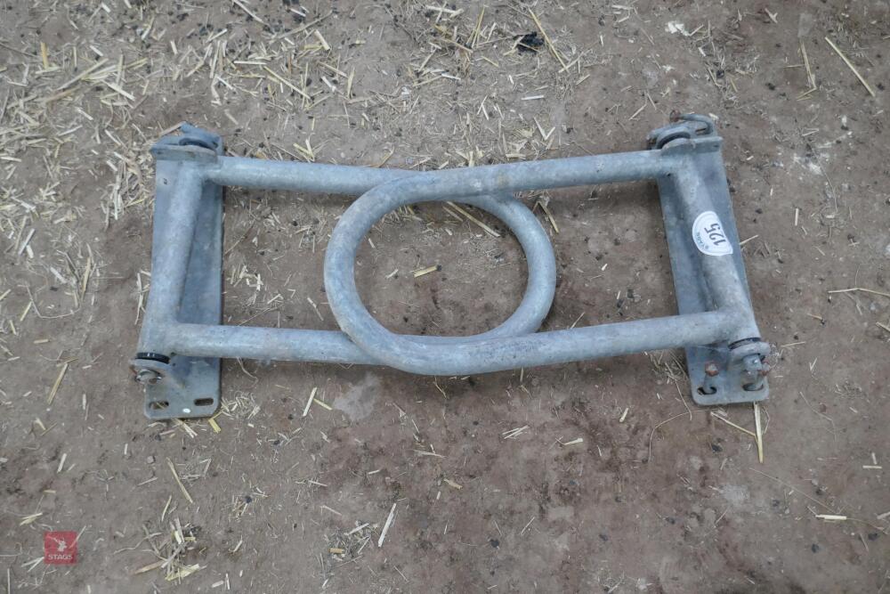 PAIR OF GALV NON RETURN COW GATES