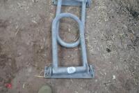 PAIR OF GALV NON RETURN COW GATES - 2