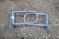 PAIR OF GALV NON RETURN COW GATES - 3