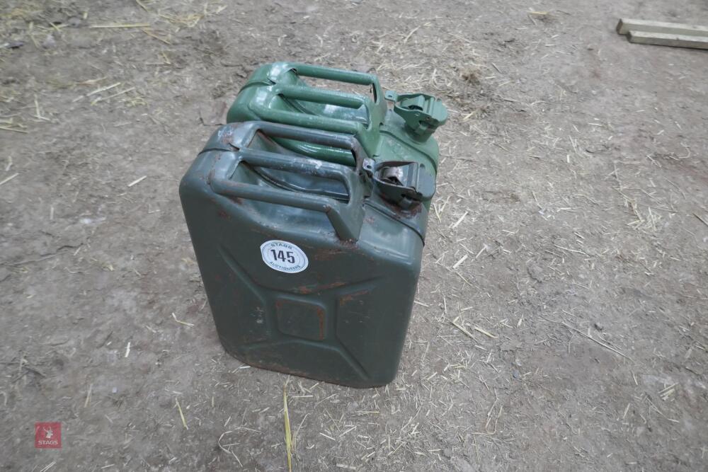 2 JERRY CANS