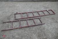 2 METAL LADDERS